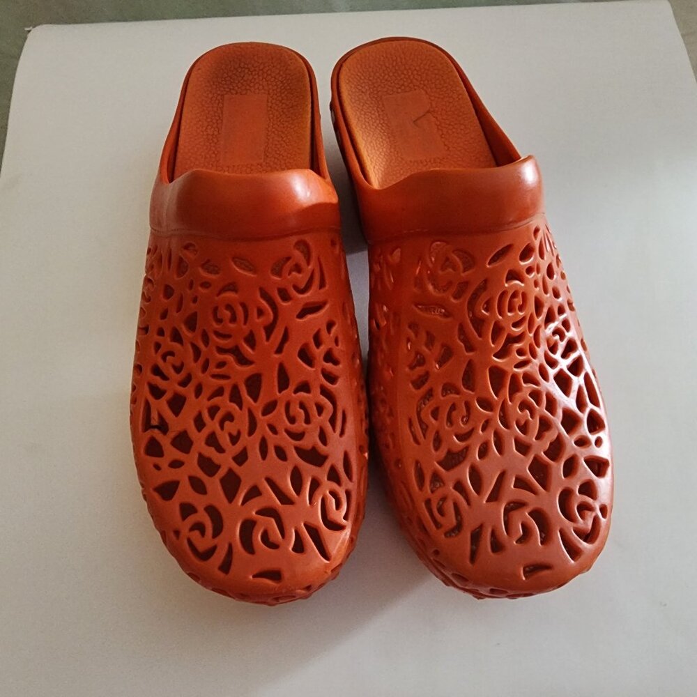 Orange Dansko Mules (Waterproof)